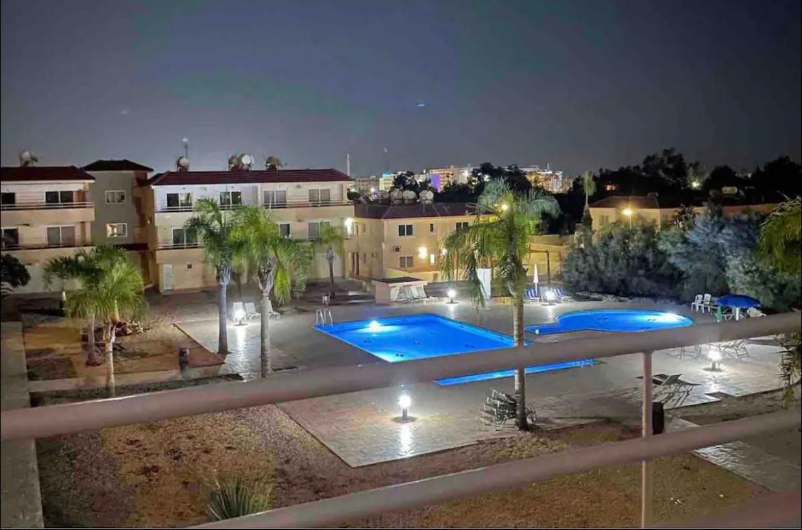 Nissi Beach Ayia Napa Pool View Apartment Large Terrace 450M From Nissi Beach Zewnętrze zdjęcie