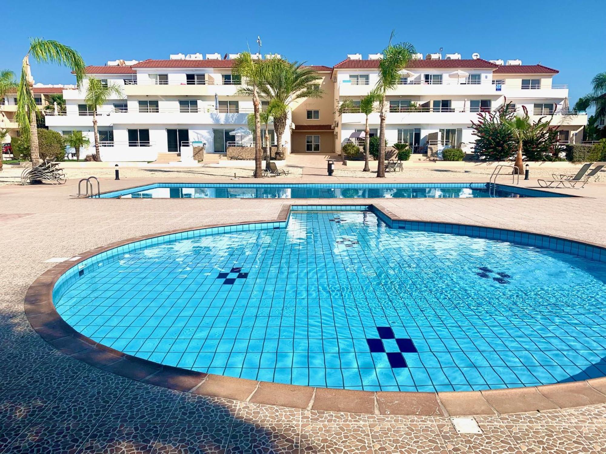 Nissi Beach Ayia Napa Pool View Apartment Large Terrace 450M From Nissi Beach Zewnętrze zdjęcie
