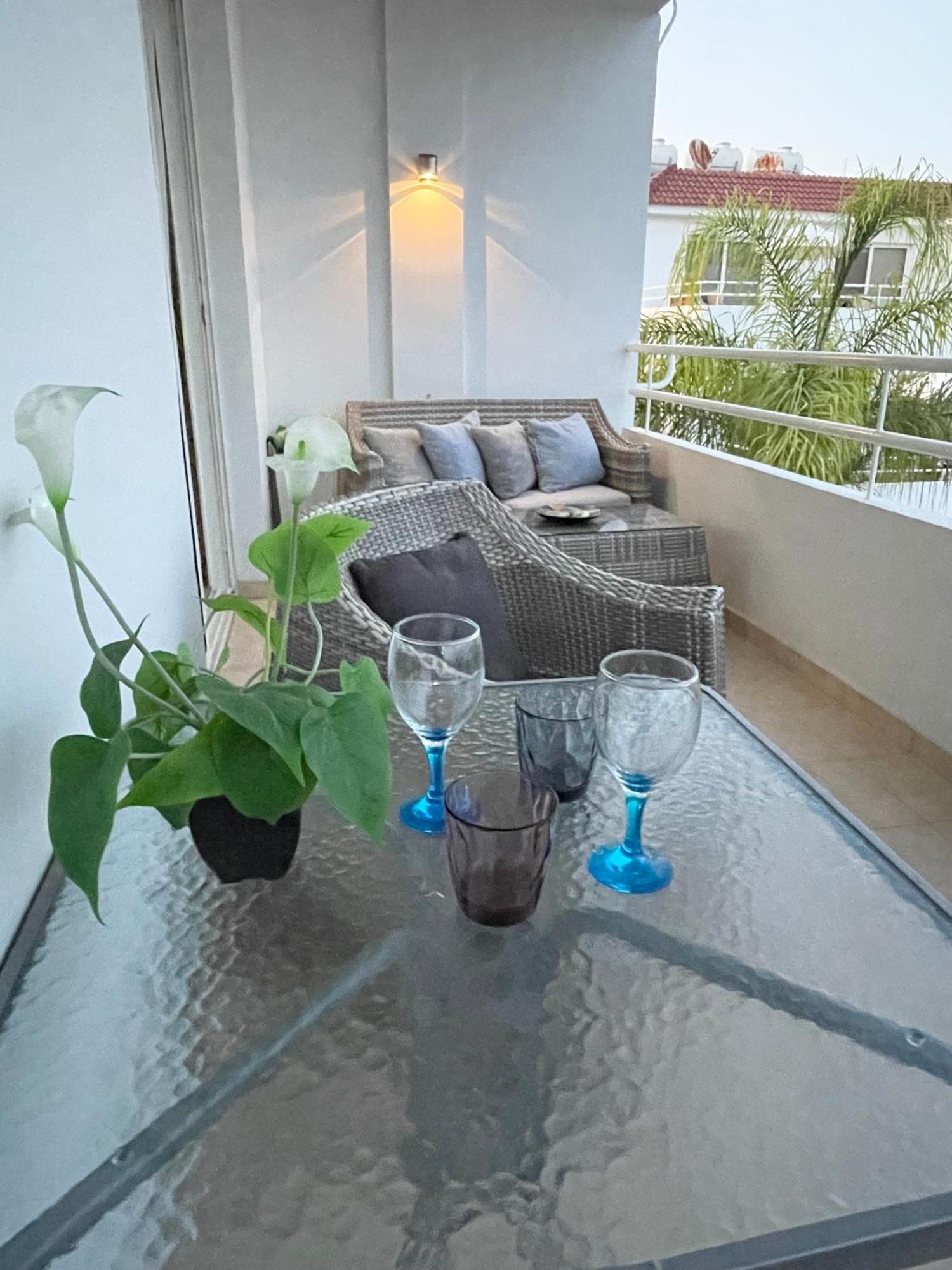 Nissi Beach Ayia Napa Pool View Apartment Large Terrace 450M From Nissi Beach Zewnętrze zdjęcie