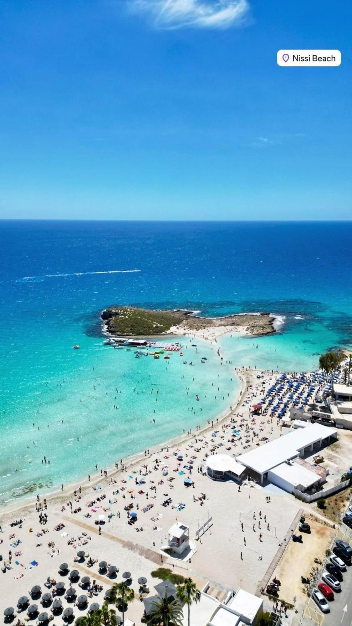 Nissi Beach Ayia Napa Pool View Apartment Large Terrace 450M From Nissi Beach Zewnętrze zdjęcie
